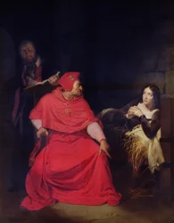 Joan of Arc and the Cardinal of Winchester in 1431, 1824